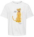Kids Only T-shirt - KogBaria - Cloud Dancer/Lipstick