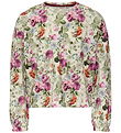 Kids Only Sweatshirt - KogSelma - Egret/Farmers Flower