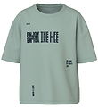 Name It T-shirt - NkmVictor - Jadeite/Enjoy The Life Be Cool