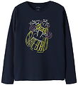 Name It T-shirt - NkmVux - Navy Blazer/Longbeach Skateboard