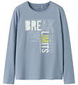 Name It T-shirt - NkmVux - Dusty Blue/Break The Limits