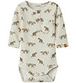 Lil Atelier Body l/æ - Rib - Slim - NbmLavo - Turtledove