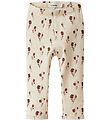 Lil Atelier Leggings - Rib - NbfLavo - Turtledove