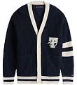 Tommy Hilfiger Cardigan - Strik - Varsity Graphic - Dark Night N