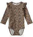 Sofie Schnoor Body l/æ - DicteSB - Brown m. Blomster
