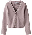 Name It Cardigan - Strik - Rib - NkfLarenlise - Burnished Lilac