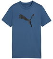 Puma T-shirt - Tad - Dark Indigo m. Logo