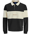 Jack & Jones Sweatshirt - Polo - JorNorrebro - Black