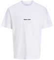 Jack & Jones T-shirt - Noos - JorNorrebro - Bright White m. Logo