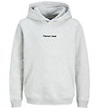 Jack & Jones Hættetrøje - Noos - JorNorrebro - White Melange