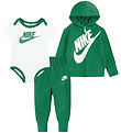 Nike Sæt - Cardigan/Sweatpants/Body k/æ - Stadium Green