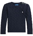 Polo Ralph Lauren Bluse - Strik - Cable - Navy