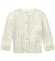 Polo Ralph Lauren Cardigan - Strik - Mini Cable - Warm White