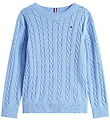 Tommy Hilfiger Bluse - Strik - Cloudy Blue
