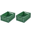 Liewood Foldekasse - 2-Pak - Weston - Small - Dusty Ivy