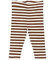 The New Siblings Leggings - Rib - TnsbFro - Toffee Striped