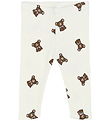 The New Siblings Leggings - Rib - TnsbPaulo - Cloud Dancer m. Ba