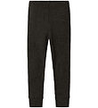 Name It Leggings - Uld - Rib - Noos - NmnWax - Sort