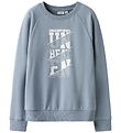 Name It Sweatshirt - NkmVion - Dusty Blue/Unbeaten