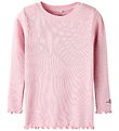 Name It Bluse - Rib - Nmfkayla - Bleached Mauve