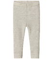 Name It Leggings - Uld - Rib - Noos - NbnWax - Nacreous Cloud