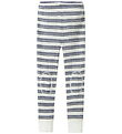 Name It Leggings - Uld - Noos - NmmWang - Folkstone Gray/Snow Wh