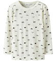 Name It Blouse - Wool - Noos - NmmWang - Snow White/Small Cars