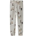 Name It Leggings - Uld - NmmWang - Nacreous Cloud/Forest animals