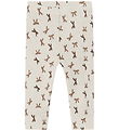 Name It Leggings - Uld - NbfWang - Snow White/Bows