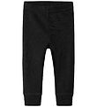 Name It Leggings - Uld - Rib - Noos - NbnWax - Black