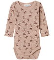 Name It Body l/æ - Uld - NbfWang - Shadow Gray/Bows