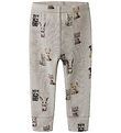 Name It Leggings - Uld - NbmWang - Nacreous Cloud/Forest animals