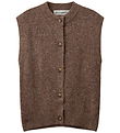 Sofie Schnoor Vest - Strik - MagSY - Brown Melange