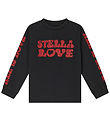Stella McCartney Kids Bluse - Sort m. Rød