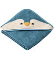 Liewood Babyhåndklæde - 70x70 cm - Albert - Penguin - Oceanview