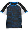 Puma T-shirt - Liga Graphic - Sort/Blå/Hvid