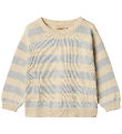 Wheat Bluse - Strik - Morgan - Soft Blue Stripe