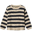 Wheat Bluse - Strik - Morgan - Navy Stripe