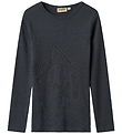 Wheat Bluse - Rib - Stig - Navy