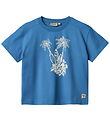 Wheat T-shirt - Lauge - Blå