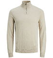 Jack & Jones Bluse - Noos - JjeEmil - Oatmeal/Melange
