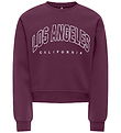 Kids Only Sweatshirt - KogSweat - Mauve Wine/Los Angeles - Calif