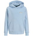 Jack & Jones Hættetrøje - JjeBrandes - Chambray Blue