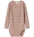 Name It Body l/æ - Uld - NmfWang - Shadow Gray/Small flowers