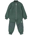 Mikk-Line Termotøj m. Fleece - Duvet - Coated - Balsam Green