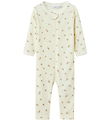 Name It Nightsuit - Wool - Noos - NbfWang - Snow White/Small flo