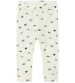 Name It Leggings - Wool - Noos - NbmWang - Snow White/Small Cars