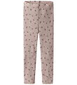 Name It Leggings - Wool - Noos - nmfWang - Shadow Gray/Small flo