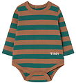 Tiny Cottons Body l/æ - Stripes - Dark Green
