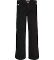 Calvin Klein Bukser - Cotton Sateen - Ck Black